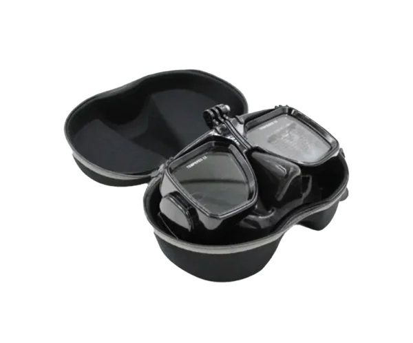 B54 EVA Black Diving Mask Case Opened 拷贝 B54 EVA 潜水面罩盒