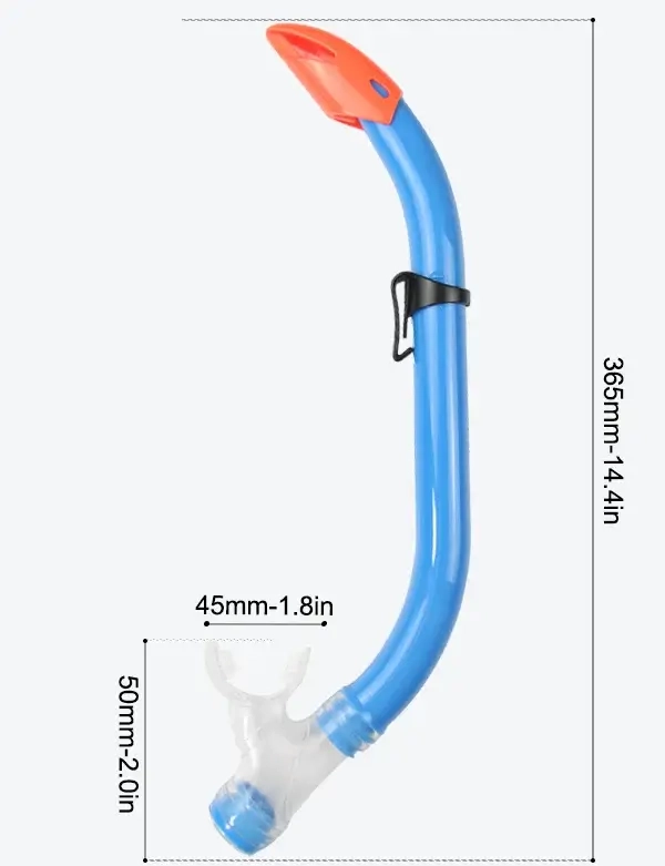 SN76 Kid Snorkel Tube Size