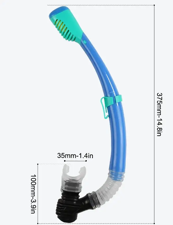 SN95 Kids Dry Snorkel Size