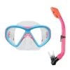 M265+SN16 Kid Snorkel Set Blue Pink 拷贝 M265+SN16 儿童浮潜套装
