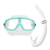 M272+SN52 Freediving Snorkel Set Green 拷贝 M272+SN52 自由潜水浮潜套装