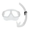 M272+SN52 Freediving Snorkel Set Transparent 拷贝 M272+SN52 自由潜水浮潜套装